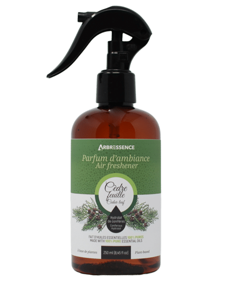 vaporisateur d'ambiance cedre feuille